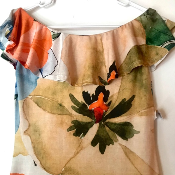 New Spring Off Shoulder Lined Dress! - Picture 3 of 6